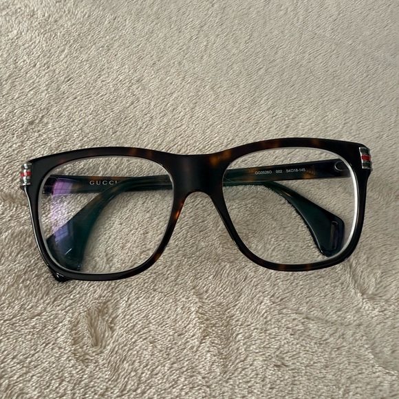 Gucci Brown Tortoiseshell Glasses - Picture 2 of 11